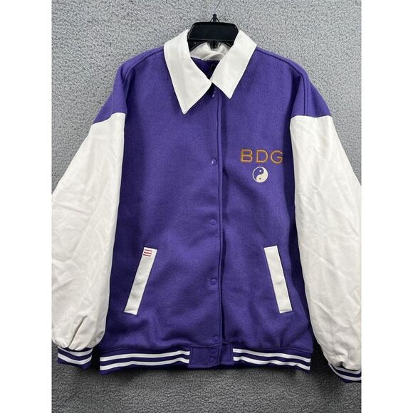 Urban Outfitters Varsity Bomber Jacket Size Large Oversized New - Picture 3 of 12